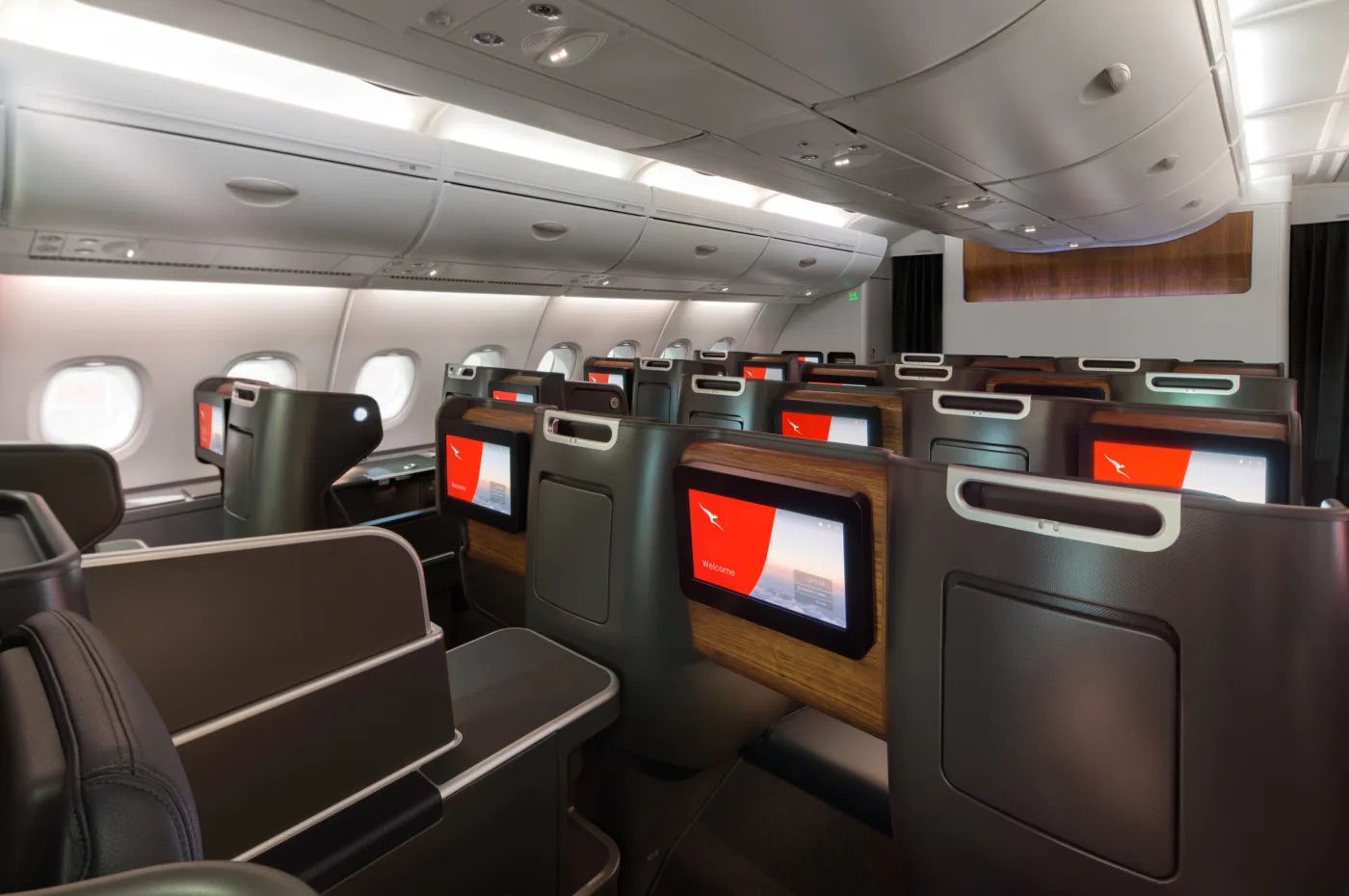 Reference frame — A380 upper deck cabin at cruise